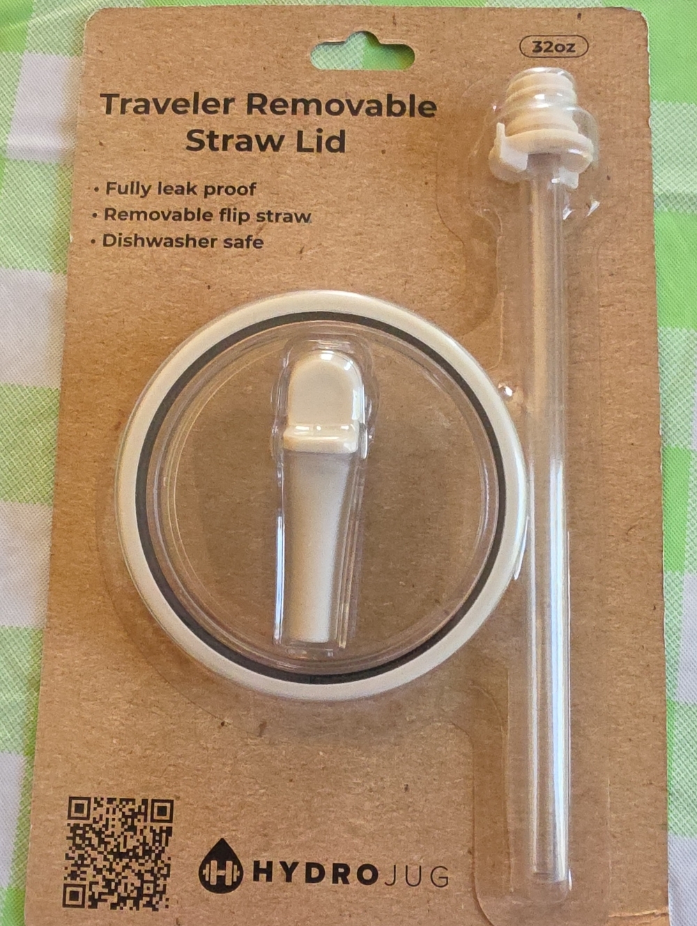 HydroJug 32 Traveler Removable Straw Lid - Blair
